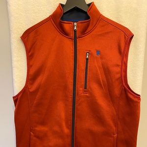 Men's Izod Golf Zippered Vest Sz M